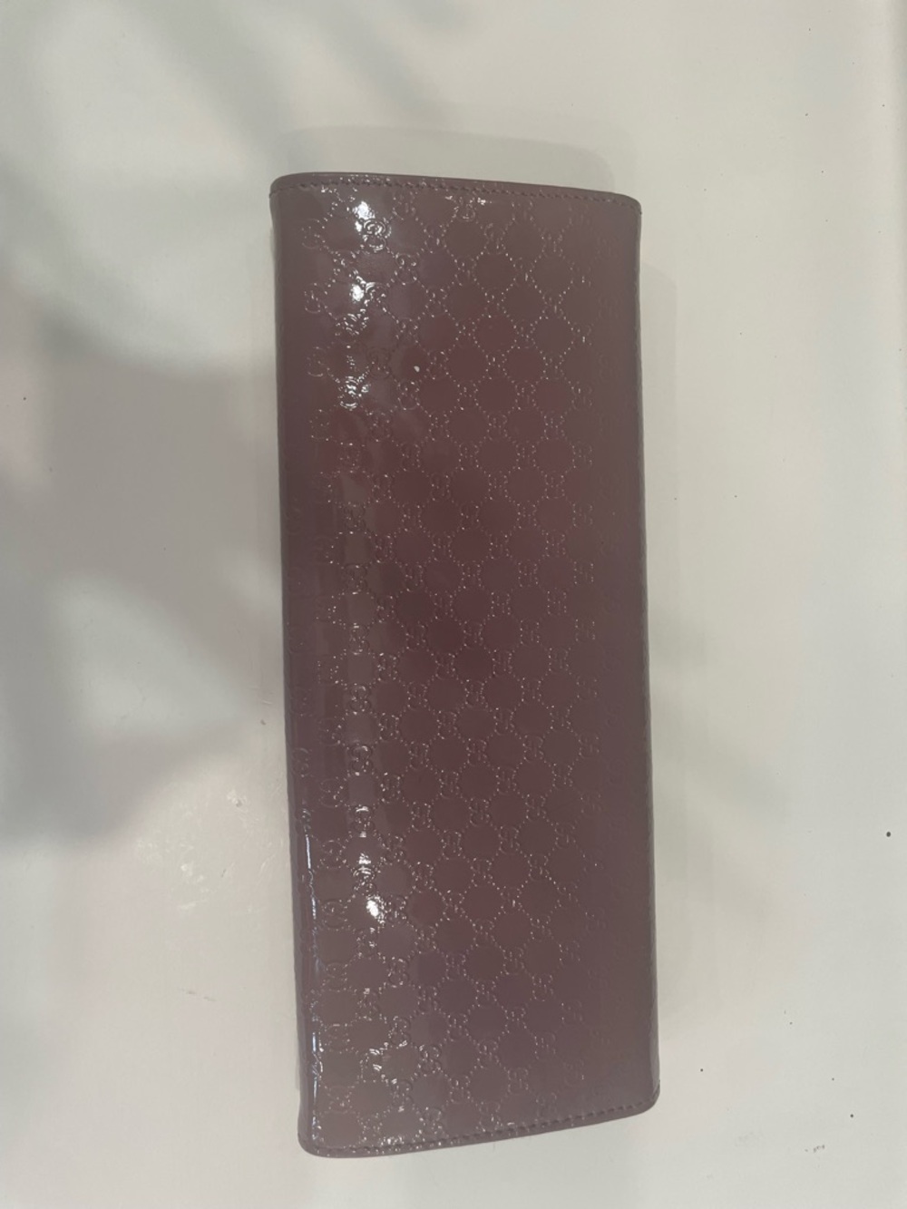 Gucci Mauve Patent Leather Long Wallet - Picture 2 of 4
